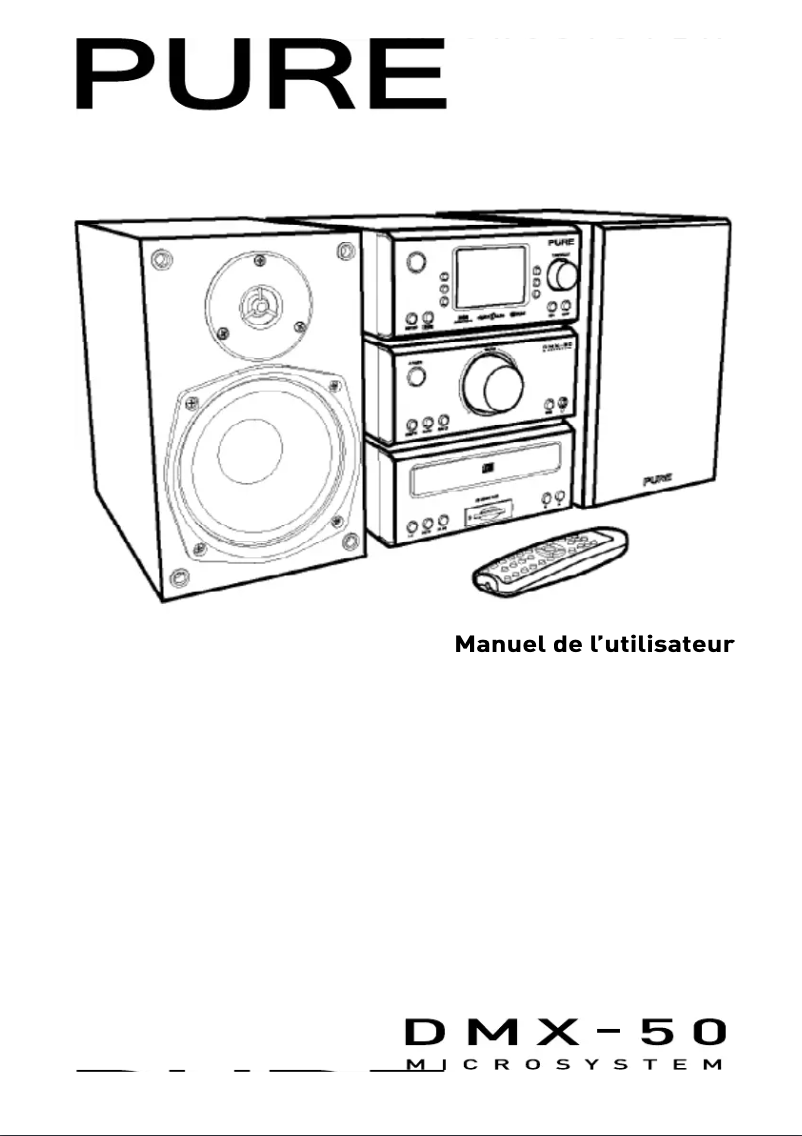 Image de la première page du manuel de l'appareil DMX-50