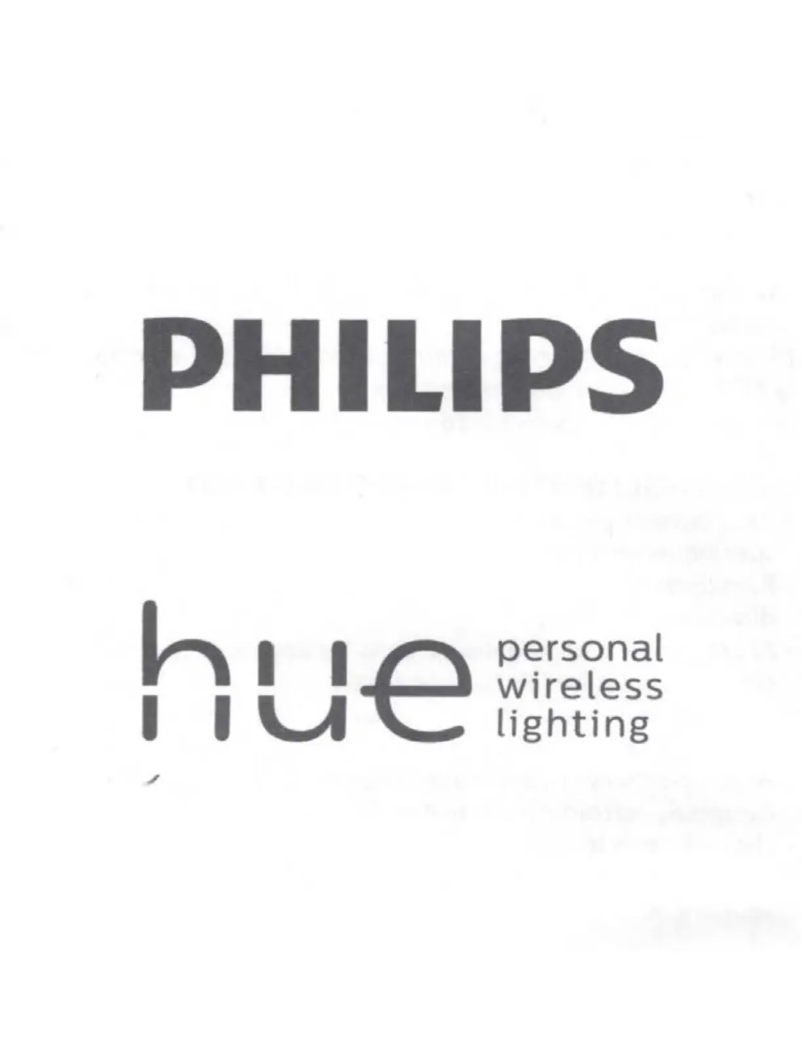 Imagen de la primera página del manual del dispositivo Hue White A19