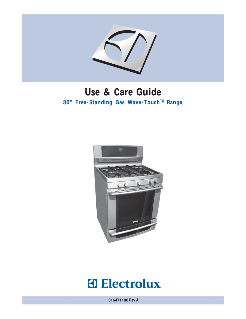 Page n°1 - Manuel utilisateur Electrolux EW30GF65GB