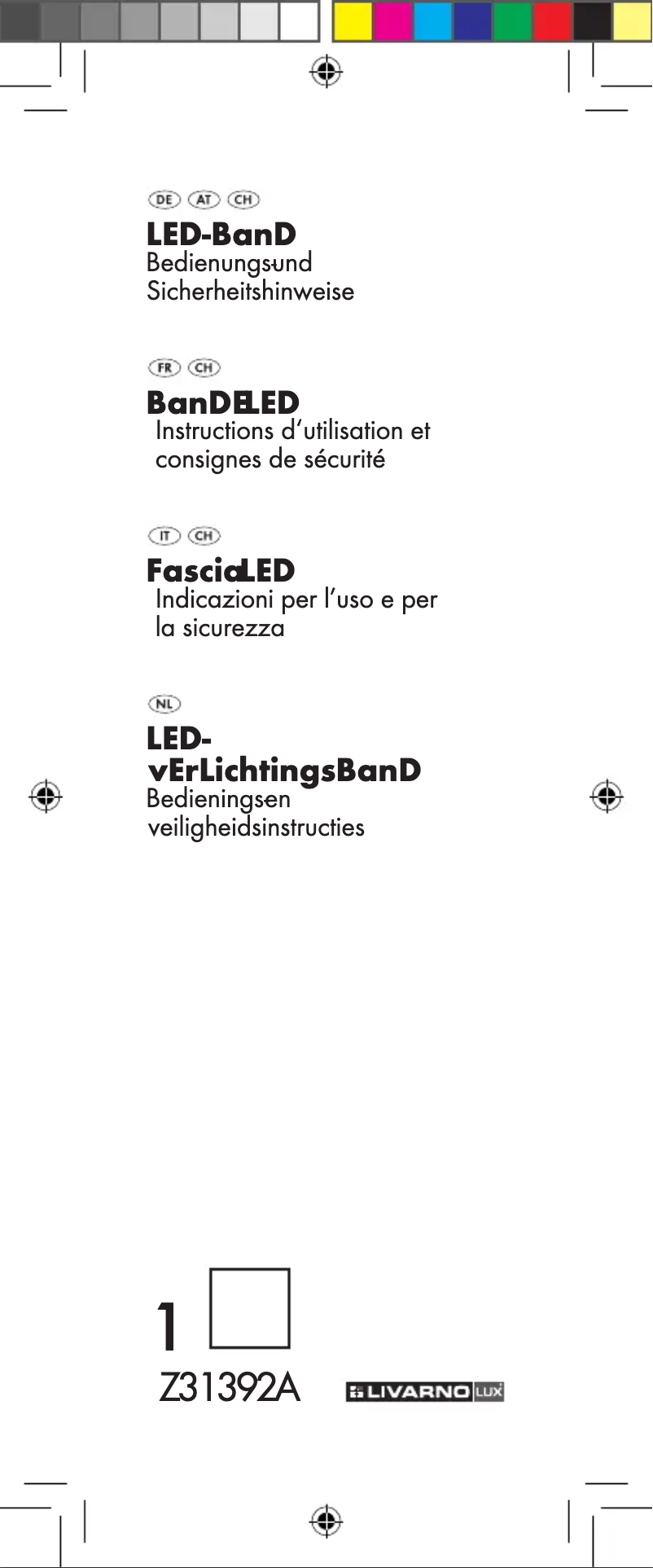 Page n°1 - Manuel utilisateur Livarno Lux IAN 85856