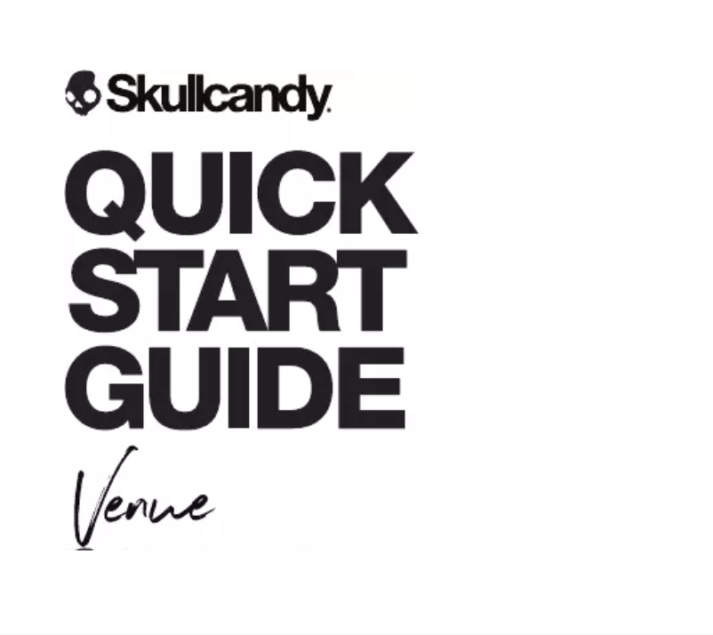 Page 1 de la notice Fiche technique Skullcandy Venue