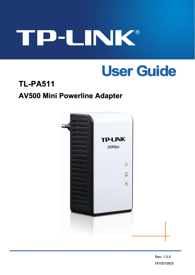 Página 1 del manual Manual de usuario TP-Link TL-PA511