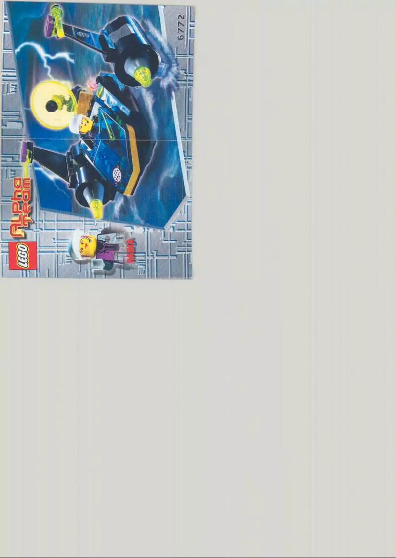 Image de la première page du manuel de l'appareil Alpha Team 6772