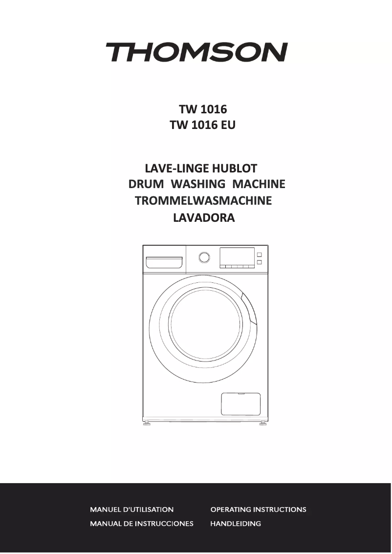 Image de la première page du manuel de l'appareil TW1016EU