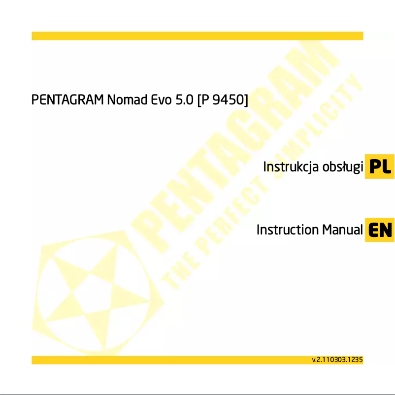 Image de la première page du manuel de l'appareil Nomad Evo 5.0 P 9450