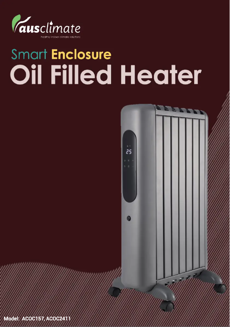 Page n°1 - Manuel utilisateur Ausclimate ACOC157