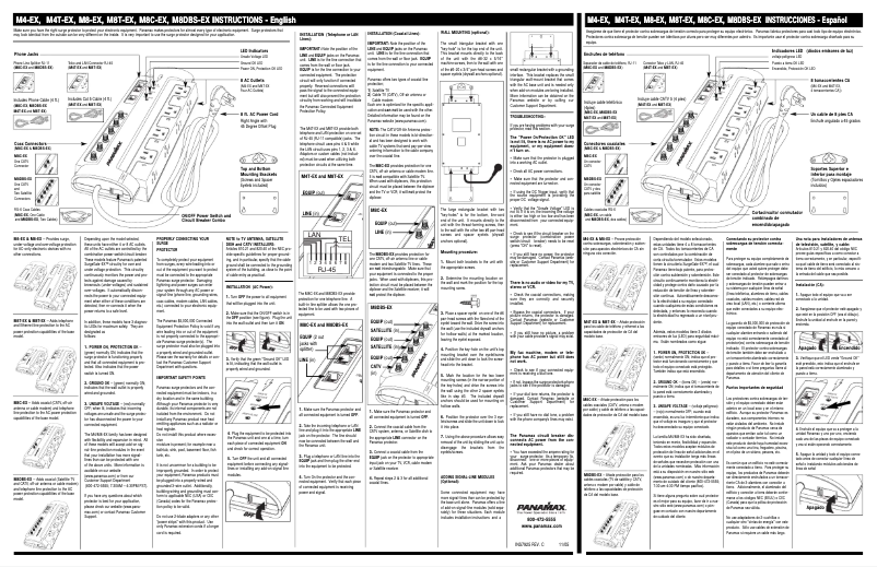 Image de la première page du manuel de l'appareil M8C-EX