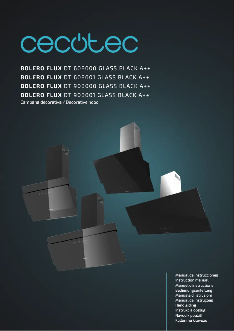 Página 1 del manual Manual de usuario Cecotec Bolero Flux DT 908000
