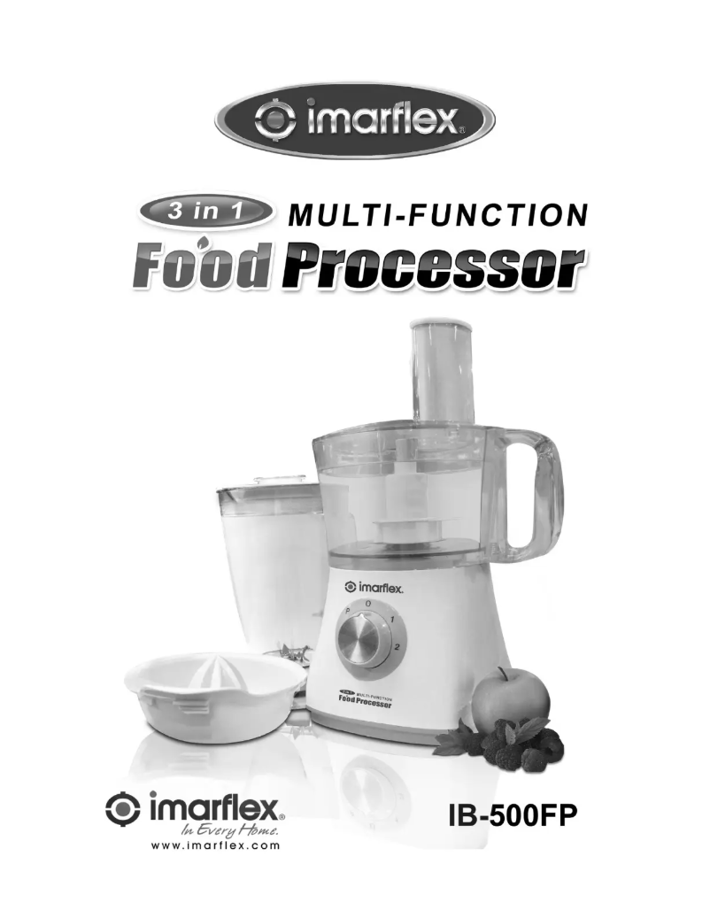 Page n°1 - Manuel utilisateur Imarflex IB-500FP