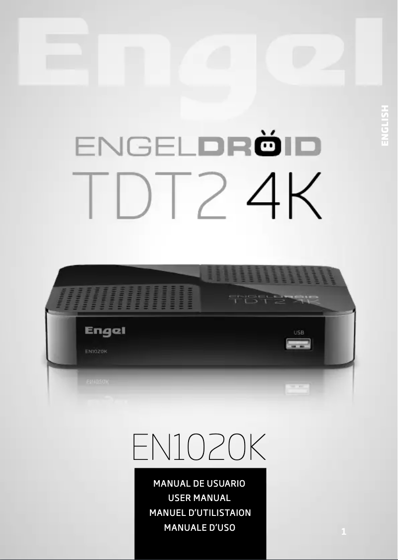 Página 1 del manual Manual de usuario Engel Axil EN1020K