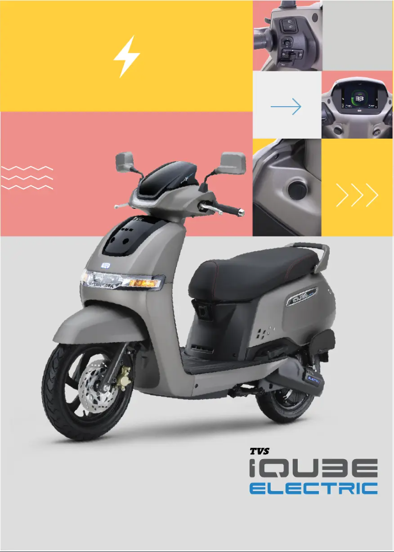 Page 1 of the manual User Manual TVS iQube ST