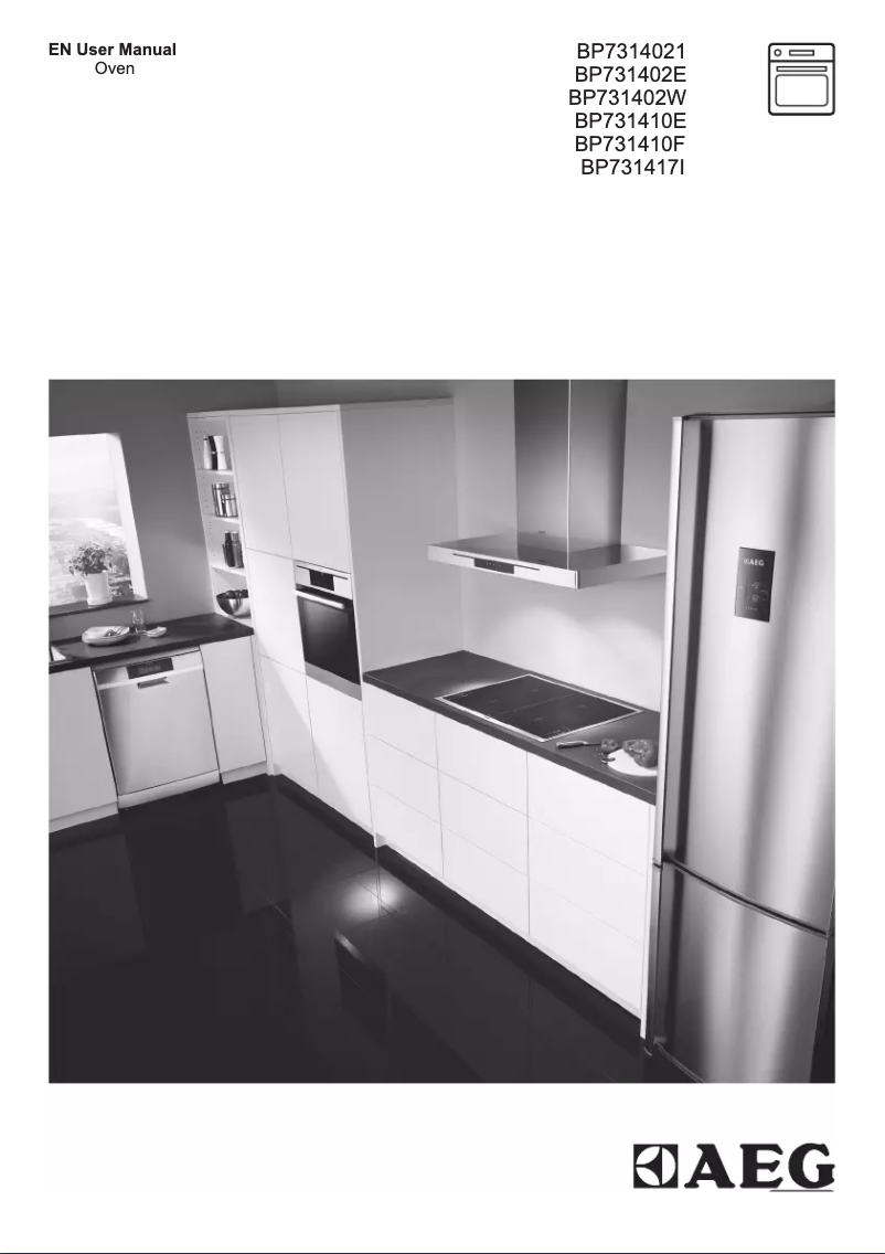 Page 1 de la notice Manuel utilisateur AEG BP731410E