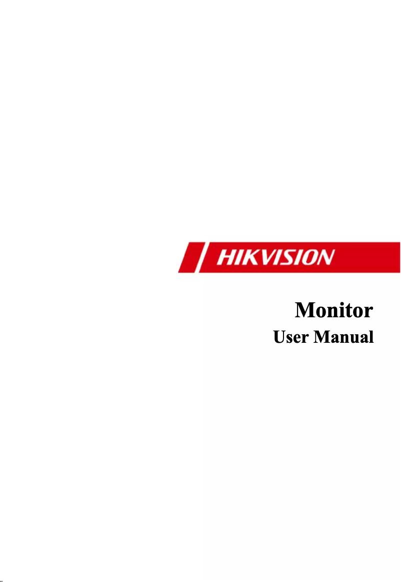 Page 1 de la notice Manuel utilisateur Hikvision DS-D5024FN10