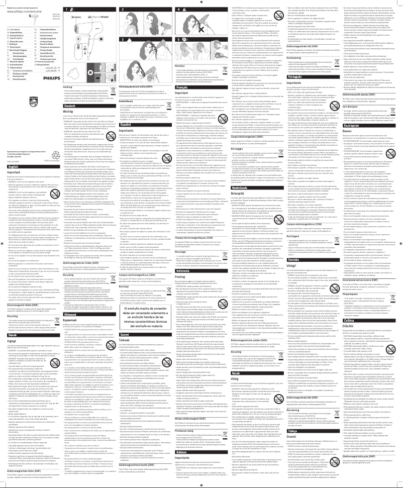 Page n°1 - Manuel utilisateur Philips BHD501