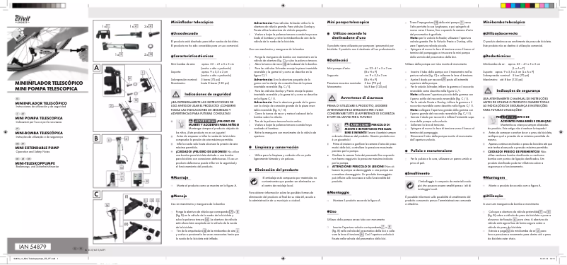 Page n°1 - Manuel utilisateur Crivit IAN 54879