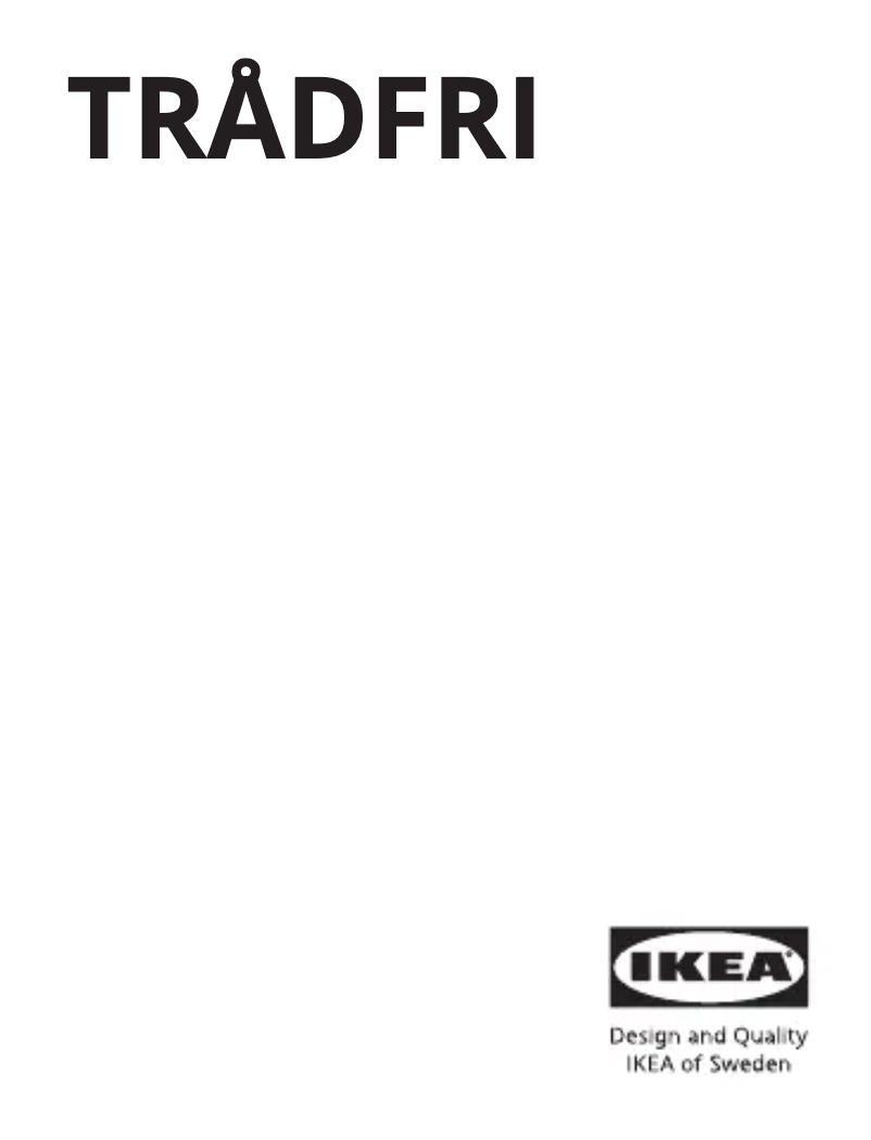 Page 1 de la notice Manuel utilisateur Ikea TRÅDFRI 605.176.46