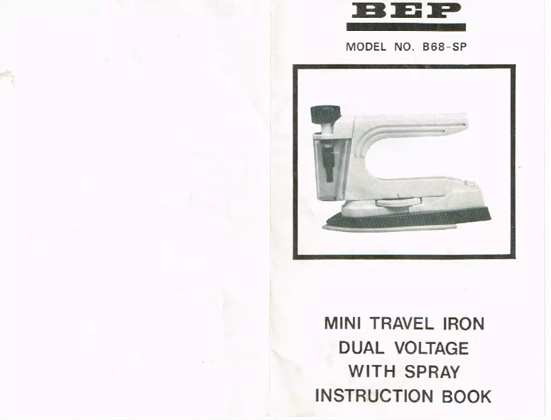 Imagen de la primera página del manual del dispositivo B68-SP