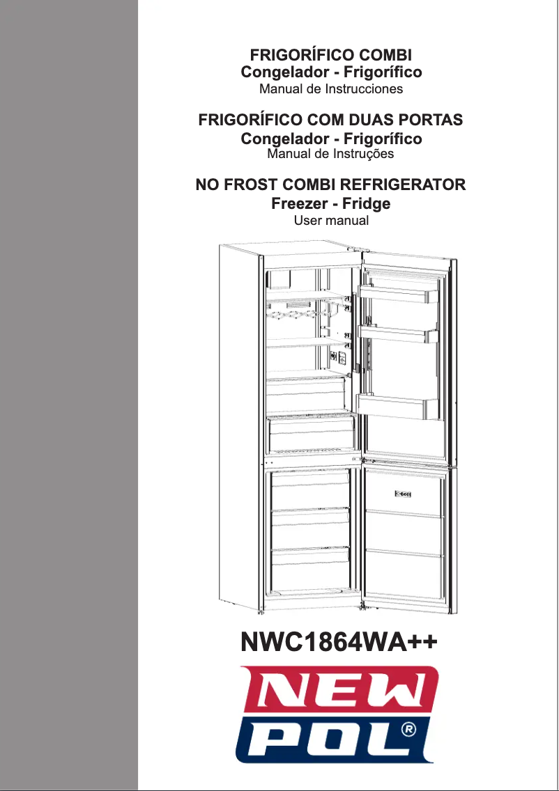 Page n°1 - Manuel utilisateur New Pol NWC1864WA++