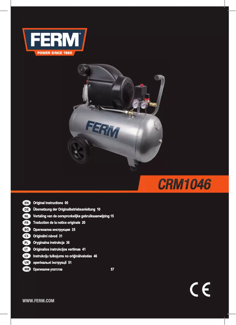 Image de la première page du manuel de l'appareil CRM1046