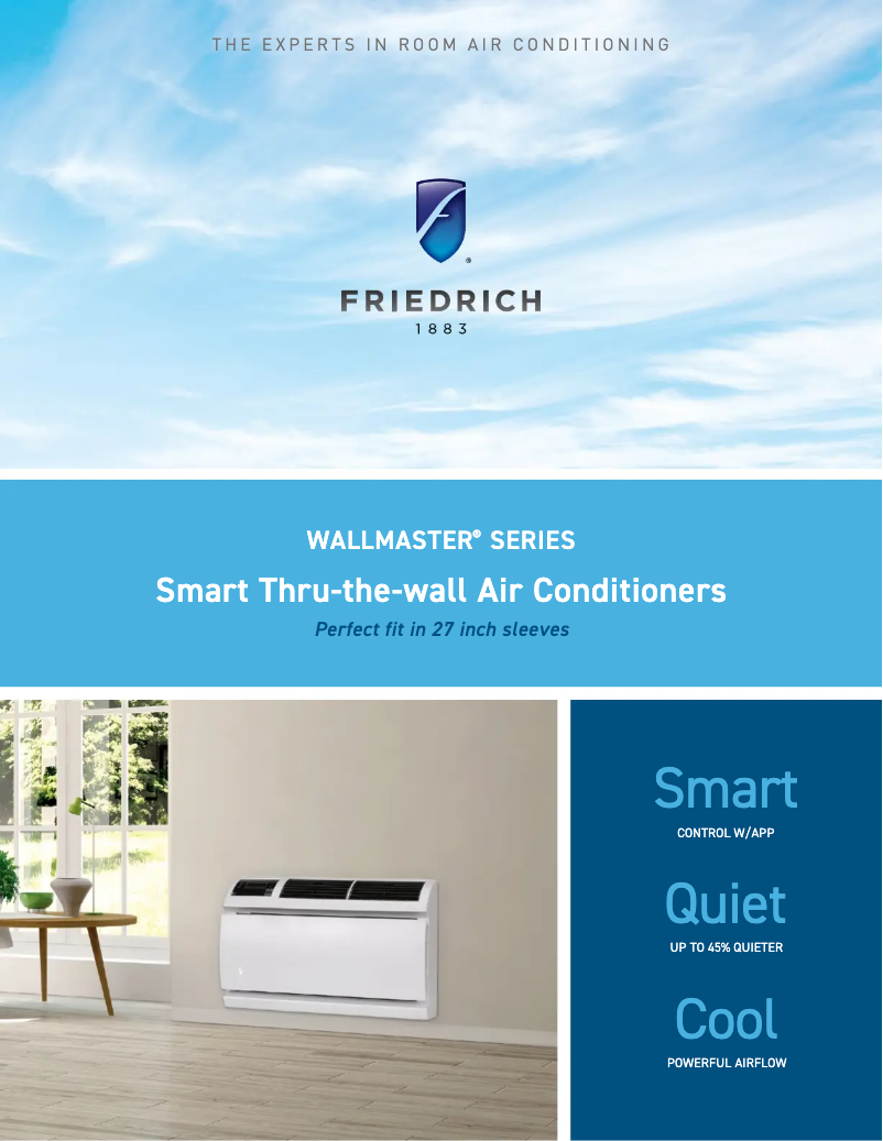 Page n°1 - Brochure Friedrich WCT12A10B