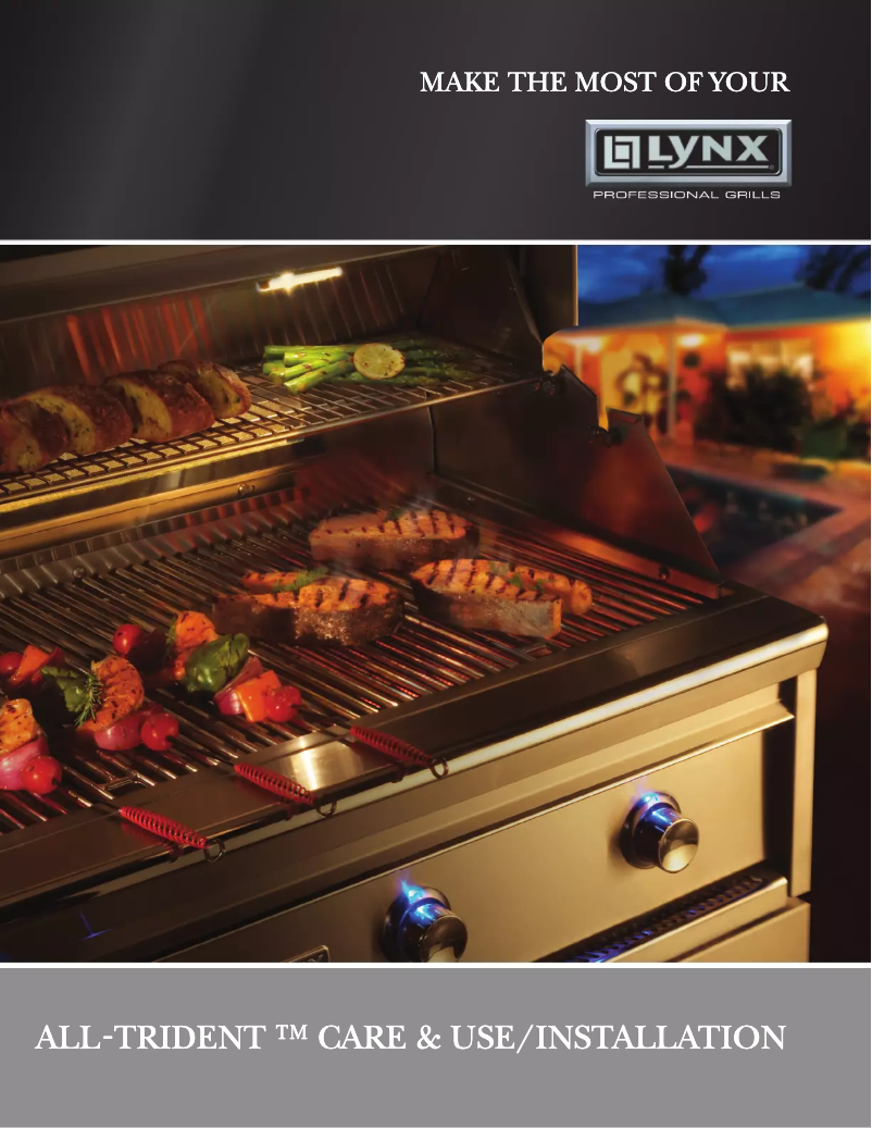 Page n°1 - Manuel utilisateur Lynx Professional L54TR