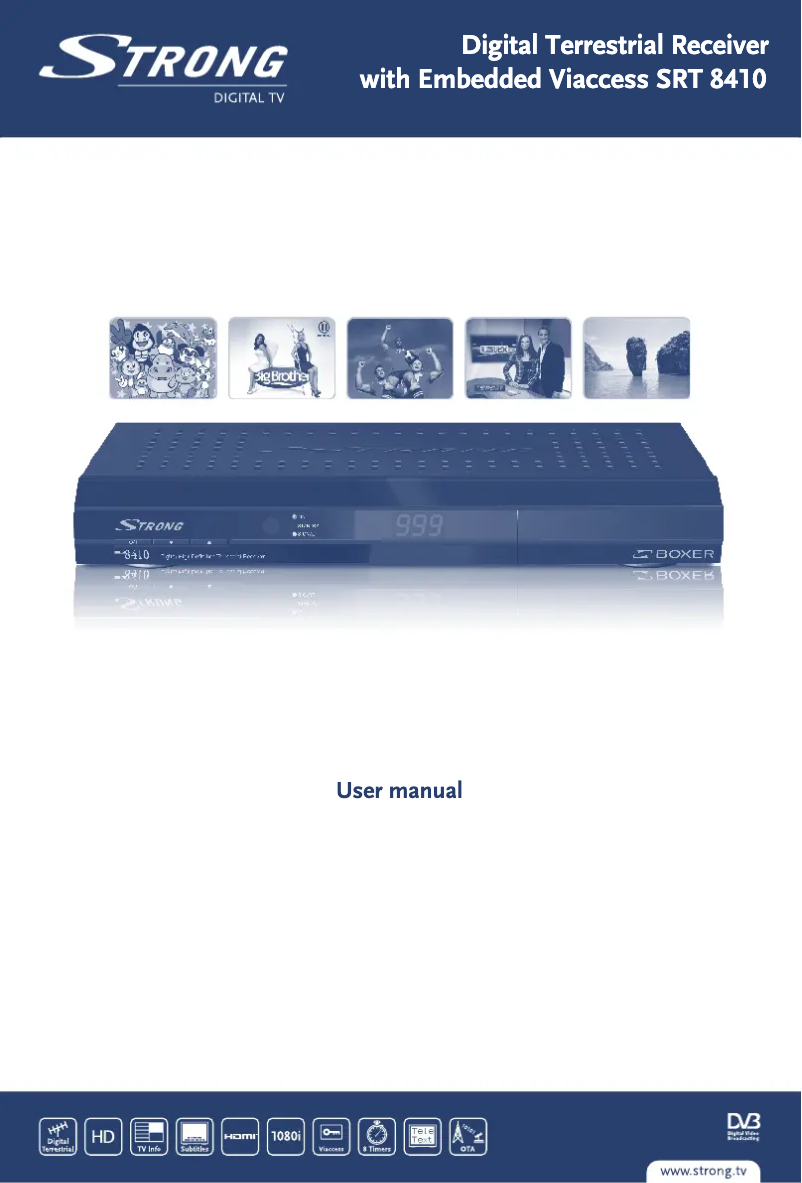 Page 1 de la notice Manuel utilisateur Strong SRT 8410