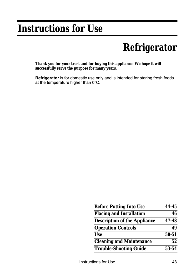 Page n°1 - Manuel utilisateur Smeg FI 224 B