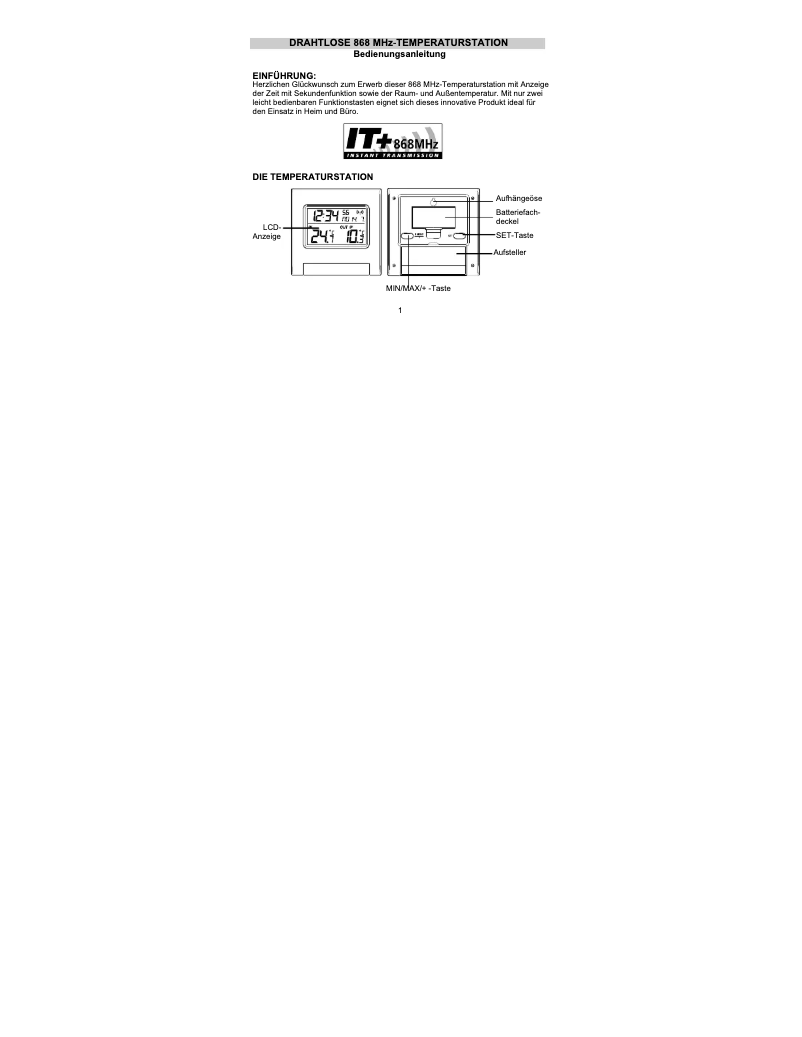 Image de la première page du manuel de l'appareil 30.3030