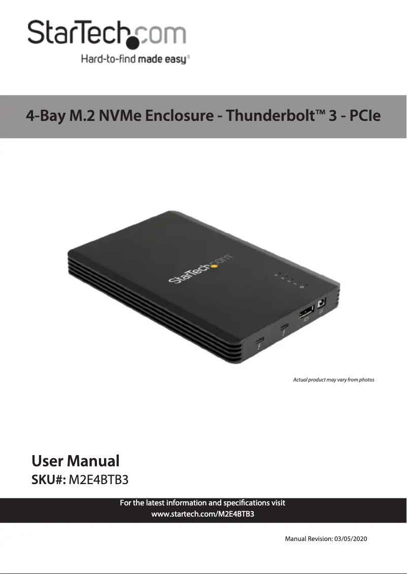 Image de la première page du manuel de l'appareil M2E4BTB3