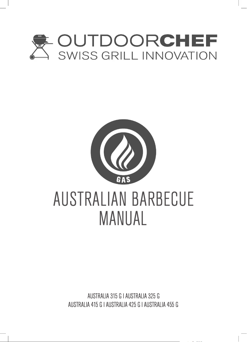 Page 1 de la notice Manuel utilisateur Outdoor Chef Australia 415