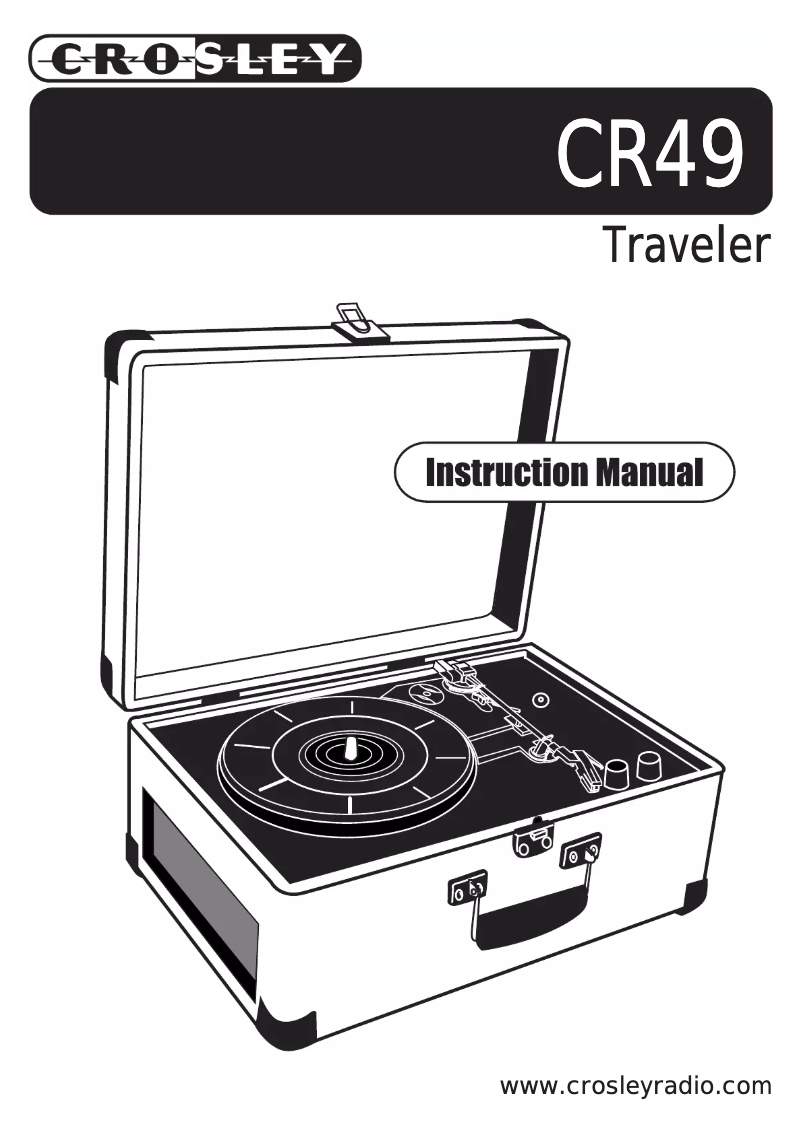 Image de la première page du manuel de l'appareil Traveler