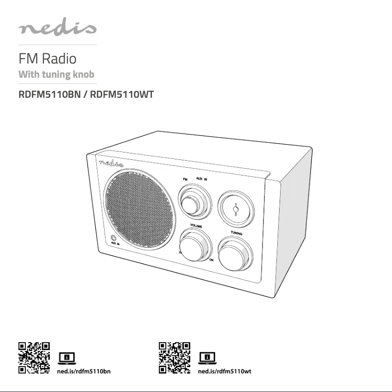 Image de la première page du manuel de l'appareil RDFM5110WT