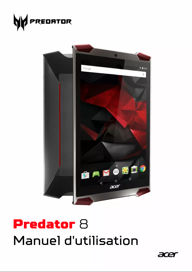 Página 1 del manual Manual de usuario Acer Predator 8