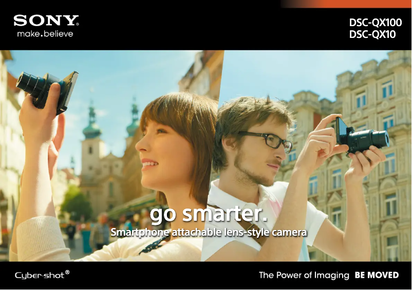 Page 1 de la notice Brochure Sony Cybershot DSC-QX100