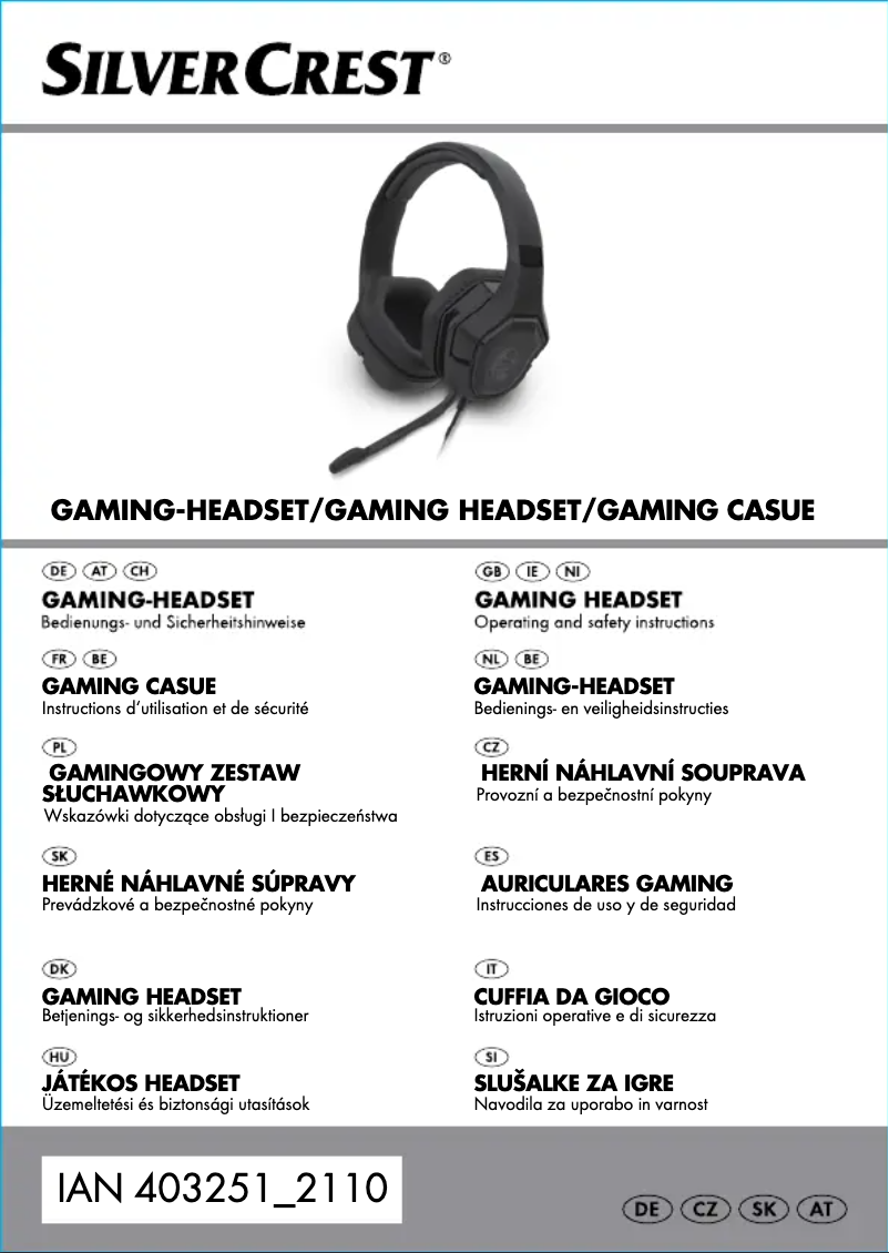 Page 1 de la notice Manuel utilisateur SilverCrest SGHE A0