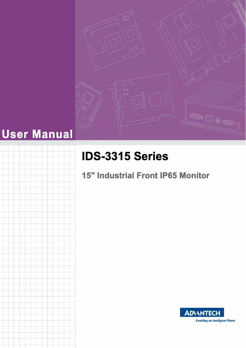 Image de la première page du manuel de l'appareil IDS-3315