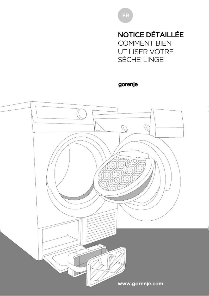 Page 1 de la notice Manuel utilisateur Gorenje D8464N
