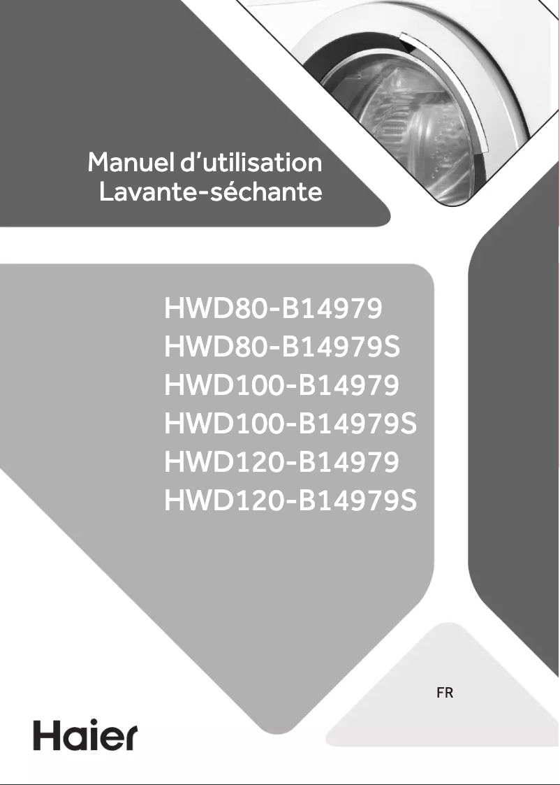 Page 1 de la notice Manuel utilisateur Haier I-Pro Series 7 HWD100-B14979
