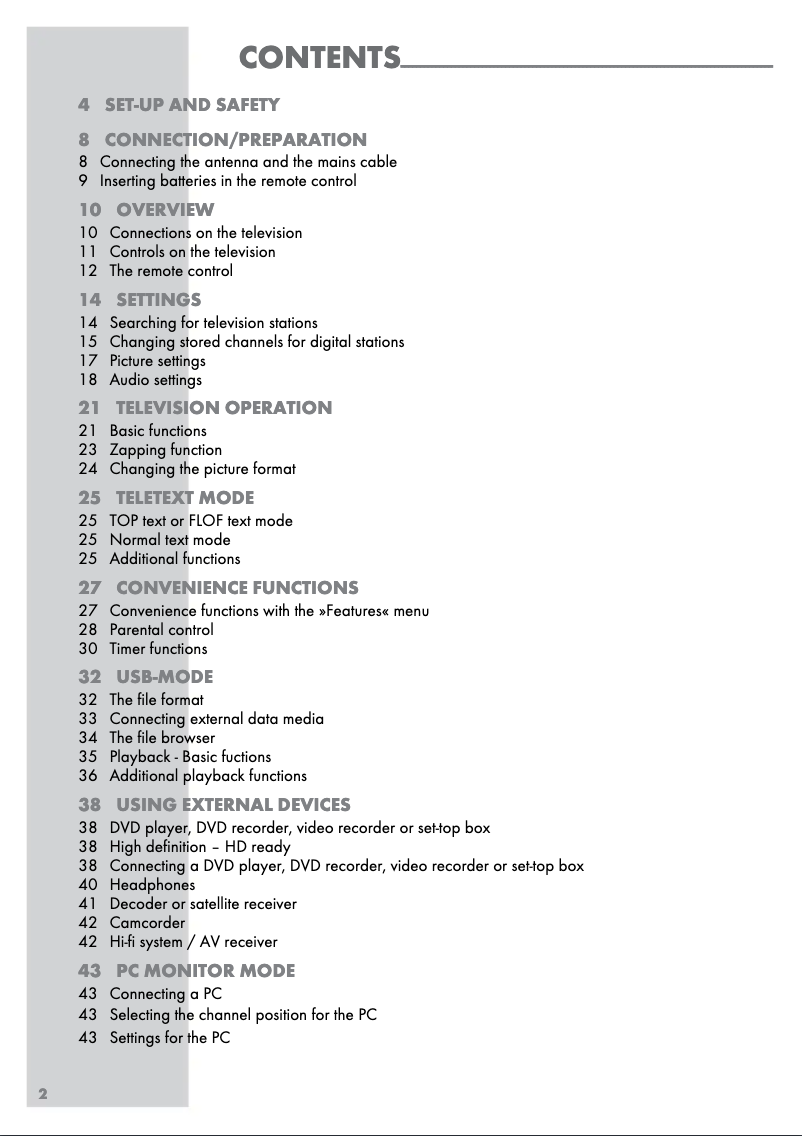 Página 1 del manual Manual de usuario Grundig Vision ECO 32-6950