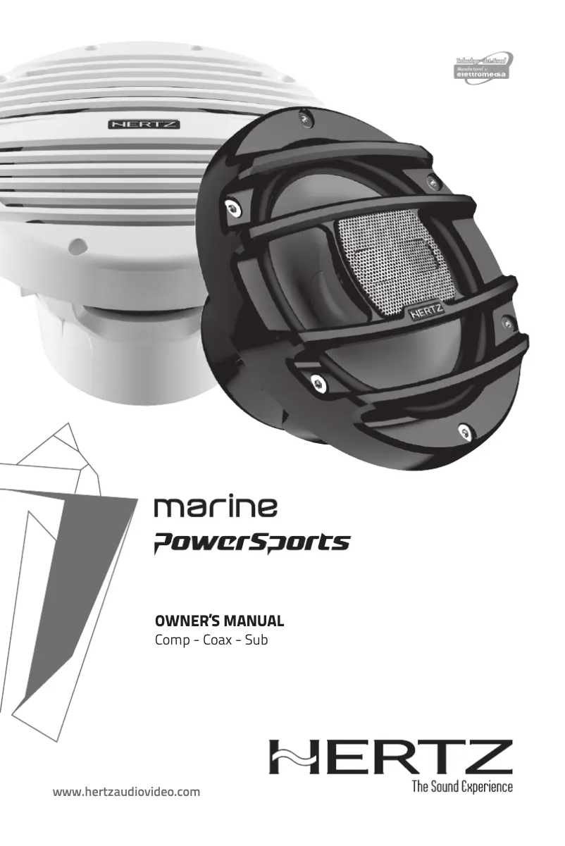 Página 1 del manual Manual de usuario Hertz Marine PowerSports HMX 6.5 S-LD