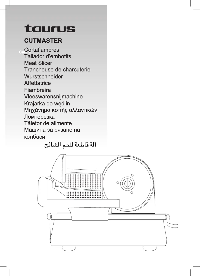 Page n°1 - Manuel utilisateur Taurus Cutmaster