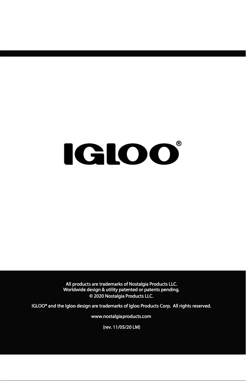 Page n°1 - Manuel utilisateur Igloo IWCTT353CRHWH