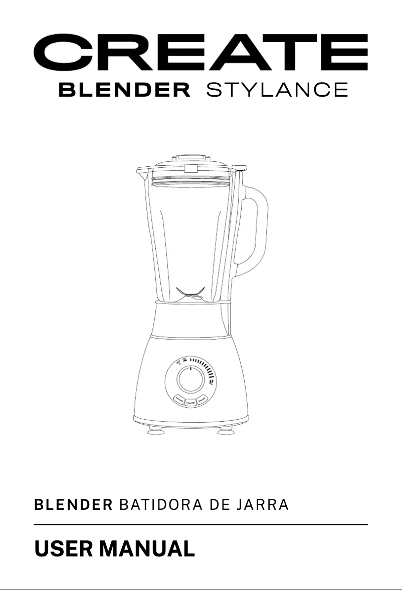 Page n°1 - Manuel utilisateur Create BLENDER STYLANCE