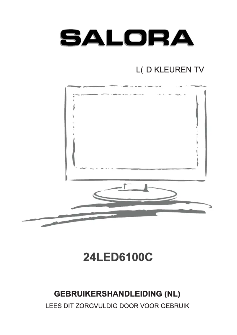 Page 1 de la notice Manuel utilisateur Salora 24LED6100C