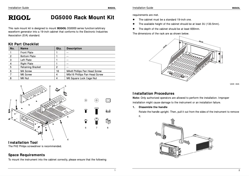 Imagen de la primera página del manual del dispositivo DG5102