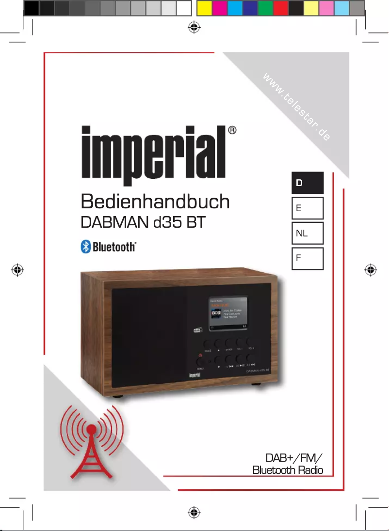 Image de la première page du manuel de l'appareil DABMAN d35 BT