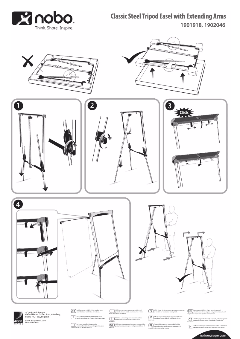Página 1 del manual Manual de usuario Nobo Classic 1901918
