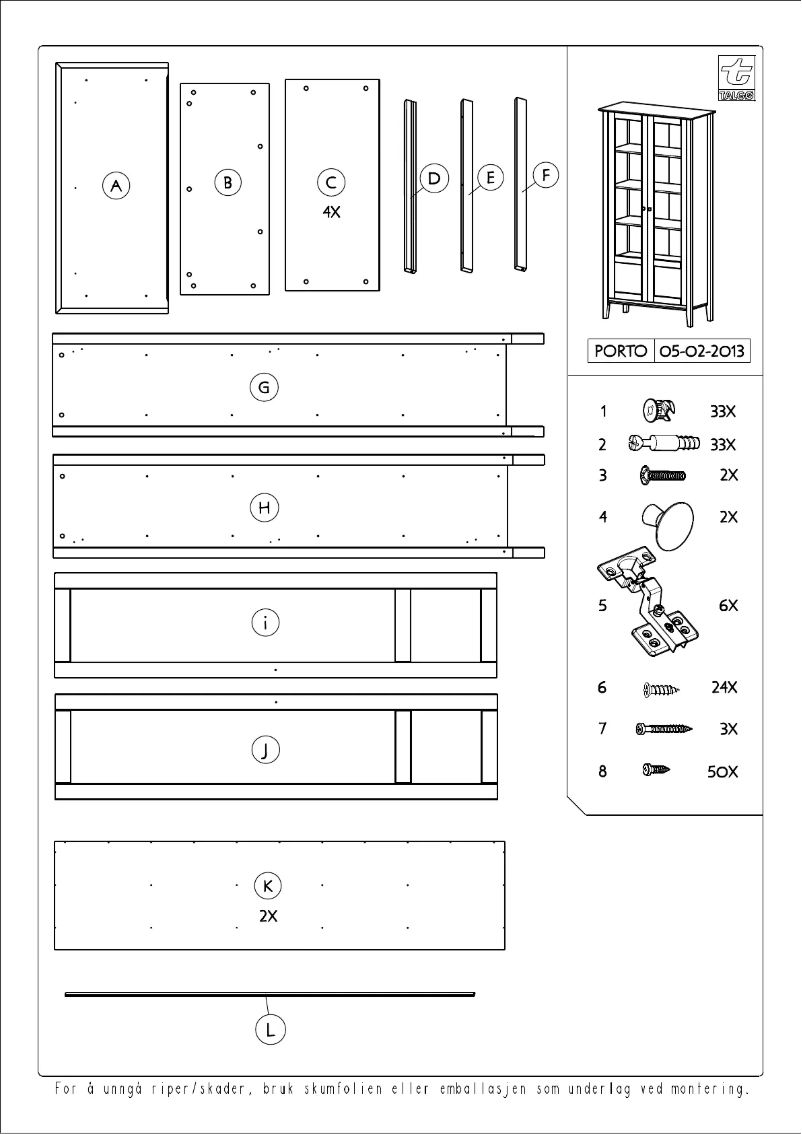 Página 1 del manual Manual de usuario Talgø Porto