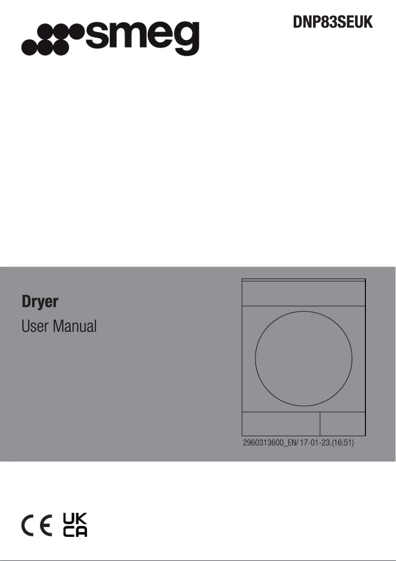 Page n°1 - Manuel utilisateur Smeg DNP83SEUK