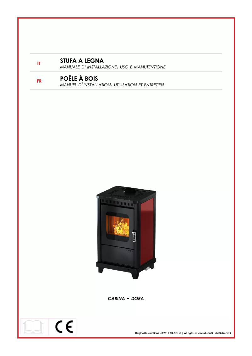 Page n°1 - Manuel utilisateur Cadel Carina
